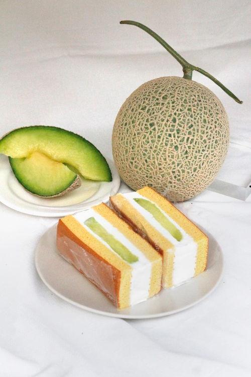 吃哈密瓜甜品系列视频,甜蜜滋味，视觉盛宴